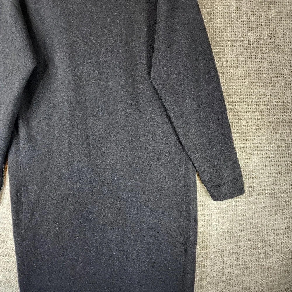 Aritzia Babaton Lance‎ Longline Wool Blend Open Front Cardigan Womens M Black